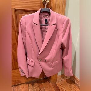 White House Black Market trophy jacket size 6 - dusty pink